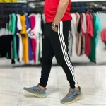 شلوار اسلش بنگال مشکی سه خط کد 5B005 - Image 4