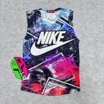 تاپ ورزشی طرحدار طرح NIKEکد 9B022