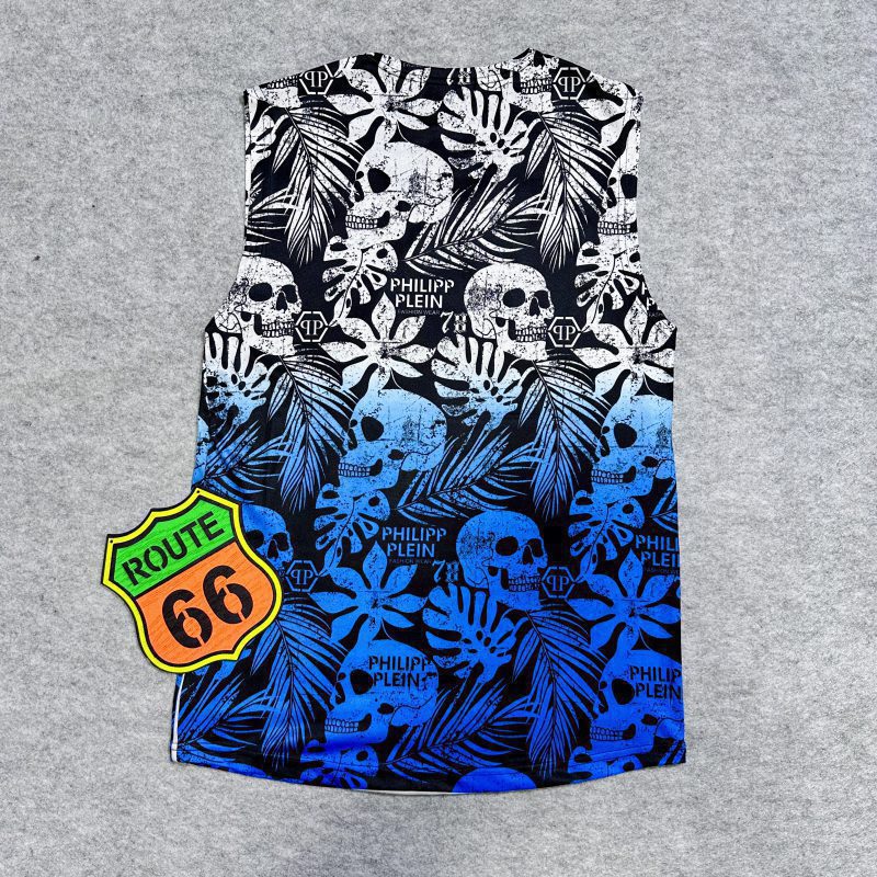 تاپ ورزشی طرح دار طرح PHILIPP PLEIN کد 9B013 - Image 3