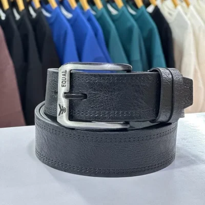 کمربند مردانه مشکی EQUAL کد70003