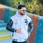 بامبر بیسبالی آستین چرم DS کد 60004