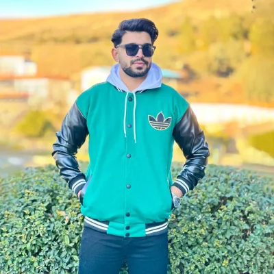 بامبر بیسبالی adidas رنگ سبز