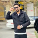 کت جین خزدار مردانه مشکی کد 12000 - Image 6