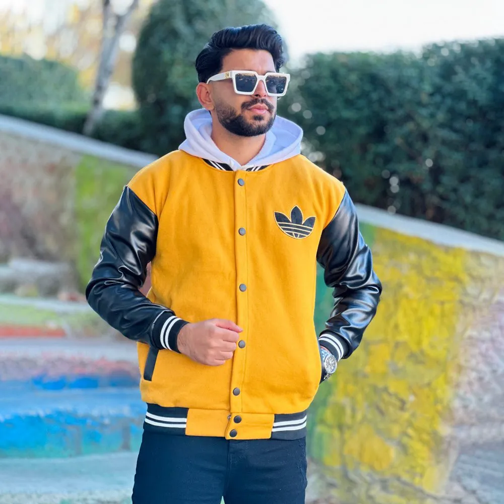 بامبر بیسبالی adidas رنگ زرد