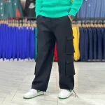 شلوار کارگو مردانه مشکی 50013 - Image 6