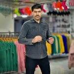 پیراهن جین ذغالی کد 4008 - Image 3