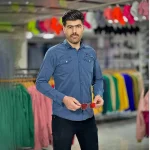 پیراهن جین آبی کد 4002