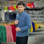 پیراهن جین آبی کد 4002 - Image 2