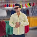 پیراهن بنگال کش لیمویی کد 4014 - Image 6