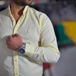 پیراهن بنگال کش لیمویی کد 4014 - Image 3
