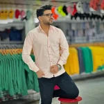 پیراهن بنگال کش صورتی کد 4022 - Image 7