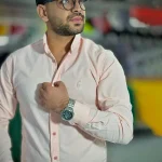 پیراهن بنگال کش صورتی کد 4022 - Image 4