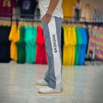 اسلش بگ طوسی روشن نوار سفید کد 50032 - Image 6