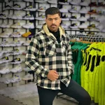 شکت چهار خونه داخل پشمی کد 60015 - Image 6