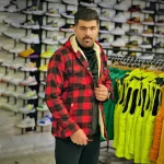 شکت چهار خونه داخل پشمی کد 60016 - Image 3
