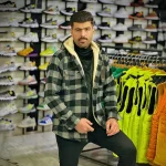 شکت چهار خونه داخل پشمی کد 60014 - Image 6