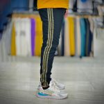 اسلش مشکی سه خط زیتونی کد 50048 - Image 2