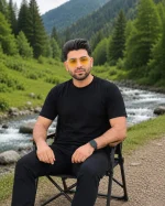 تیشرت مشکی ساده (مخصوص محرم) 1044 - Image 3