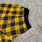Checkered-shirt-with-puff-sleeves