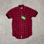 Checkered-shirt-with-puff-sleeves