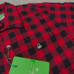 Checkered-shirt-with-puff-sleeves