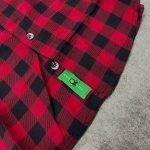 Checkered-shirt-with-puff-sleeves