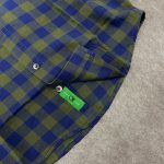 Checkered-shirt-with-puff-sleeves