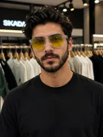 عینک شب و روز زردرنگ