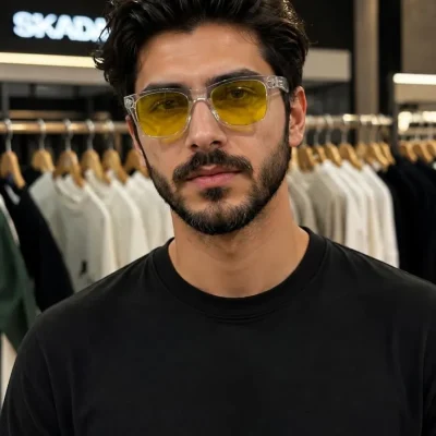 عینک شب و روز زردرنگ